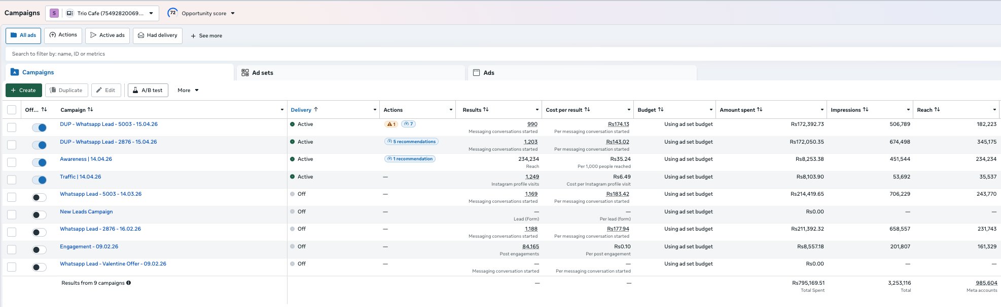 Trio Cafe — screenshot 1
